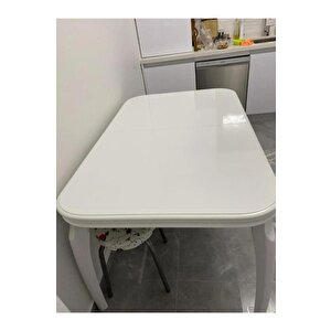 Parlak Beyaz 100x100cm Yapışkanlı Folyo Mutfak Dolap Ve Mobilya Kaplama Folyosu
