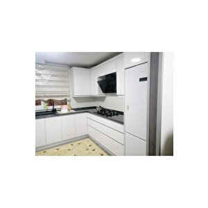 Parlak Beyaz 50x100cm Yapışkanlı Folyo Mutfak Dolap Ve Mobilya Kaplama Folyosu