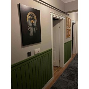5 Adet  54 X 103 Cm Hediyeli Dekoratif Duvar Paneli  Boyanabilir Ahşap 6 Mm Ham Mdf Dekoratif Panel