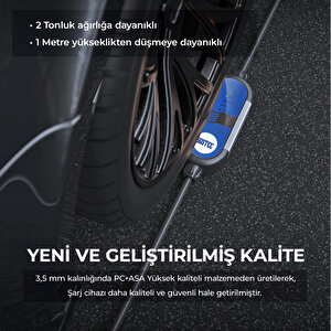 SGSTEC EV Type2 3,5kW 16A Taşınabilir Elektrikli Araç Şarj Cihazı