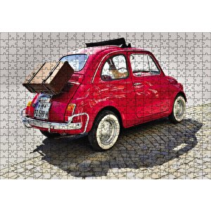 Fi̇at Bis Yolda Puzzle Yapboz Mdf Ahşap 500 Parça