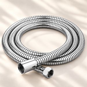 360 Dereceli Dönerli Banyo Duş Hortumu Banyo Spiral Hortumu Krom