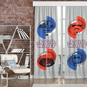 Star Wars Force İkili Çocuk Odası Fon Perde