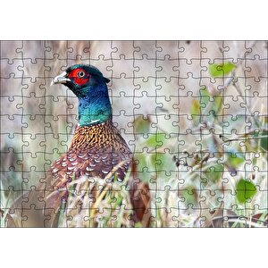 Çalılıklar Arasındaki Sülün Puzzle Yapboz Mdf Ahşap 120 Parça