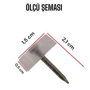 25 Adet Çivili Poligrit Mobilya Masa Sandalye Zemin Koruyucu Şeffaf Silikon Pabuç Poligirit