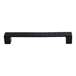 8 Adet Bihter Desenli Kulp 128 Mm Siyah Mutfak Kulpu Çekmece Dolap Kapak Kulbu Metal  Mobilya Dolabı