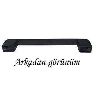 8 Adet Oval Marmara Kulp 128 Mm Siyah Mutfak Kulpu Çekmece Dolap Kapak Kulbu Metal  Mobilya Dolabı