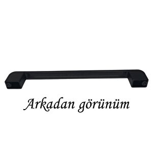 4 Adet Oval Marmara Kulp 160 Mm Siyah Mutfak Kulpu Çekmece Dolap Kapak Kulbu Metal  Mobilya Dolabı