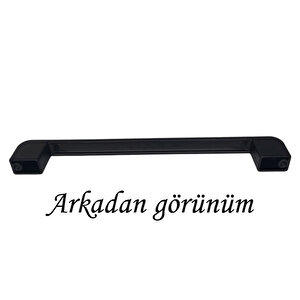 Oval Marmara Kulp 160 Mm Siyah Mutfak Kulpu Çekmece Dolap Kapak Kulbu Metal  Mobilya Dolabı Kulpları