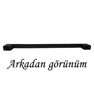 12 Adet Marmara Kulp 224 Mm Siyah Mutfak Kulpu Çekmece Dolap Kapak Kulbu Metal  Mobilya Dolabı Kulp
