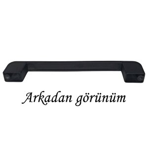 4 Adet Oval Marmara Kulp 128 Mm Siyah Mutfak Kulpu Çekmece Dolap Kapak Kulbu Metal  Mobilya Dolabı K.