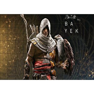 Suikastçılar İnanç Kökenleri Bayek Ve Kartal Görseli Puzzle Yapboz Mdf Ahşap 120 Parça