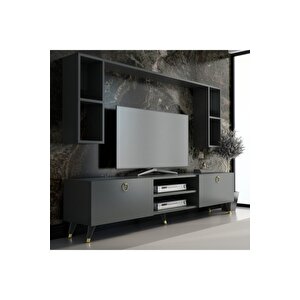 Still Gold Tv Ünitesi 180 Cm Antrasit X2137