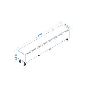 Ti̇efel Tv Üni̇tesi̇ 180 Cm