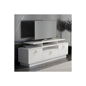 Laura Tv Ünitesi 35 Cm Derinlik, Beyaz 150 Cm Z4000