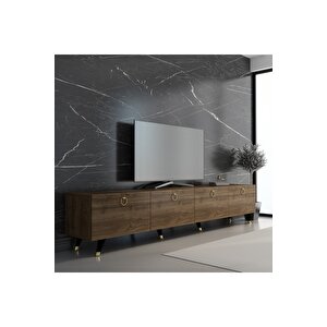 Maer Gold Tv Ünitesi 210 Cm Ceviz Renk