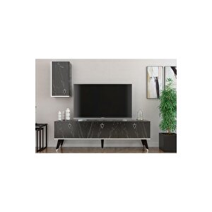 Hermes Tv Ünitesi 150 Cm Bendir-gümüş
