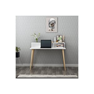 Mobilya Gezegeni Rona Çalışma Masası - Beyaz - 120 Cm
