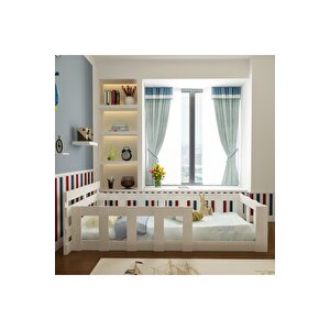 Montessori̇ Karyola - U7 - Beyaz -90x190cm Yatak Uyumlu