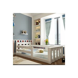 Montessori̇ Karyola - U6 - Beyaz -90x190cm Yatak Uyumlu
