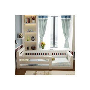 Montessori̇ Karyola - U6 - Beyaz -90x190cm Yatak Uyumlu