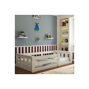 Montessori̇ Karyola - U4 - Beyaz-90x190cm Yatak Uyumlu
