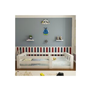 Montessori̇ Karyola - U4 - Beyaz-90x190cm Yatak Uyumlu