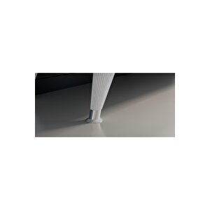 Karen Konsol K20 Efes Mermer - Gümüş 160 Cm