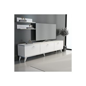 Life Tv Ünitesi Beyaz Gümüş 150 Cm Z1002