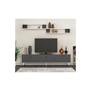 Line Tv Ünitesi Beyaz-antrasit 180 Cm - X3132