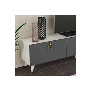 Line Tv Ünitesi Beyaz-antrasit 180 Cm - X3132