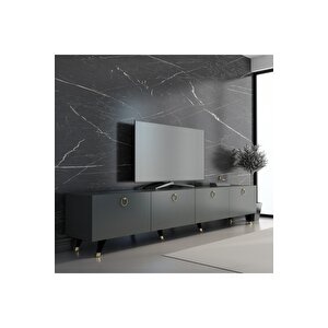 Maer Gold Tv Ünitesi 210 Cm Antrasit