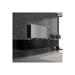 Hamper Tv Ünitesi Siyah 180 Cm