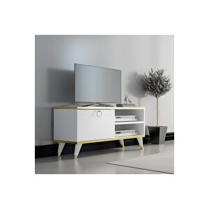 Gold Sweet Tv Ünitesi 90 Cm Beyaz Gold