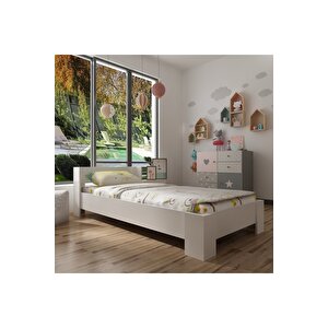 Montessori̇ Karyola - X2013- Beyaz-90x190cm Yatak Uyumlu