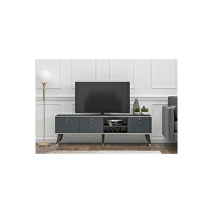 Luna Tv Ünitesi 160 Cm Antrasit-gümüş