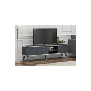 Luna Tv Ünitesi 160 Cm Antrasit-gümüş