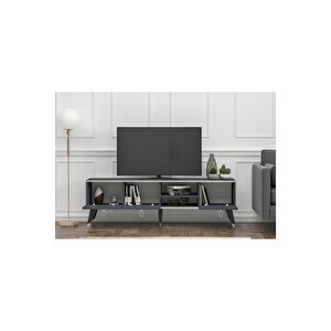 Luna Tv Ünitesi 160 Cm Antrasit-gümüş