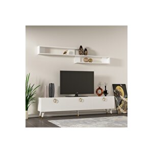 Lahey Tv Ünitesi Parlak Beyaz 150 Cm X2132