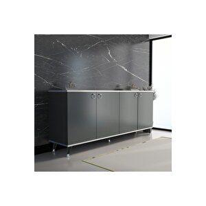 Karen Konsol K2 160 Cm Antrasit Gümüş
