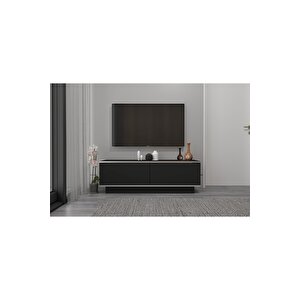 Ares Tv Ünitesi 135 Cm Siyah-gümüş