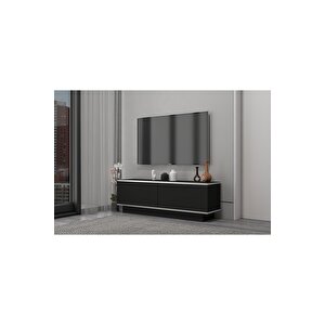 Ares Tv Ünitesi 135 Cm Siyah-gümüş