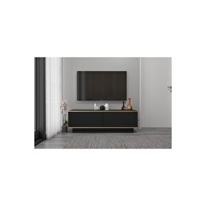 Ares Tv Ünitesi 135 Cm Siyah-altın