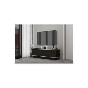 Ares Tv Ünitesi 135 Cm Siyah-altın