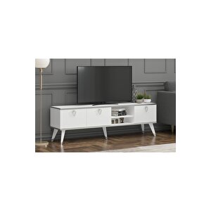 Luna Tv Ünitesi 160 Cm Beyaz-gümüş
