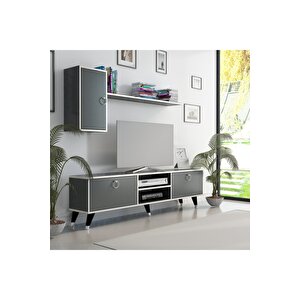 Directory Tv Ünitesi Antrasit Gümüş 160 Cm