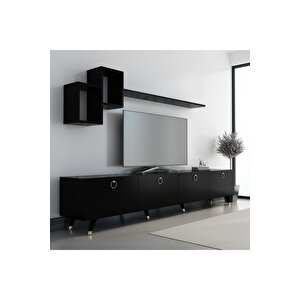 Meer Gold Tv Ünitesi 210 Cm Siyah