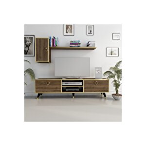 Directory Tv Ünitesi Ceviz Altın 160 Cm