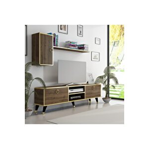 Directory Tv Ünitesi Ceviz Altın 160 Cm