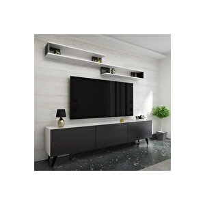 X3032 Beyaz Antrasit Tv Ünitesi 180 Cm